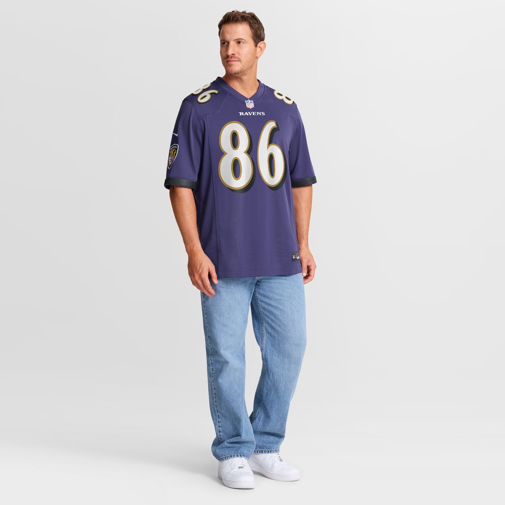 Baltimore Ravens Cornelius Johnson Nike Team Game Jersey - Purple
