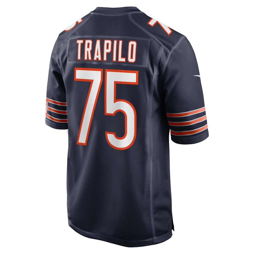 Chicago Bears Ozzy Trapilo Nike Team Game Jersey - Navy