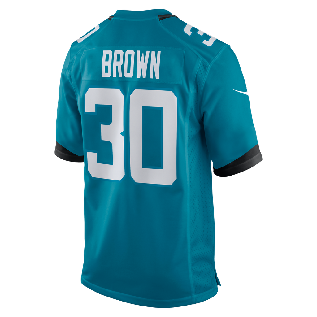 Jacksonville Jaguars Montaric Brown Nike Game Player Jersey - Teal