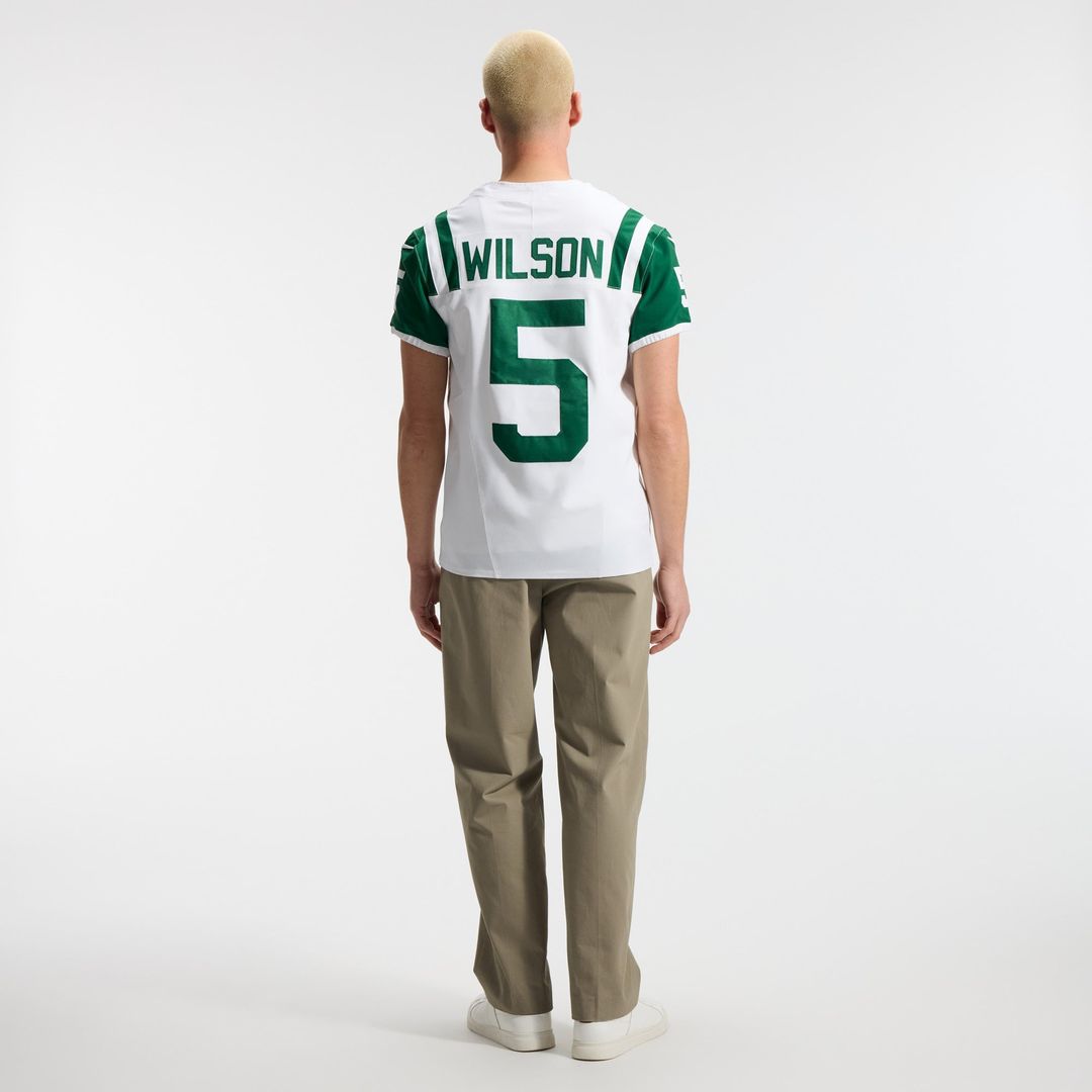New York Jets Garrett Wilson Nike Classic Alternate Vapor F.U.S.E. Elite Jersey - White