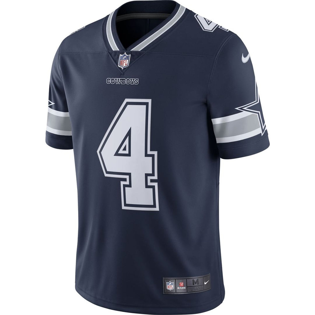 Dallas Cowboys Dak Prescott Nike Vapor Limited Player Jersey - Navy
