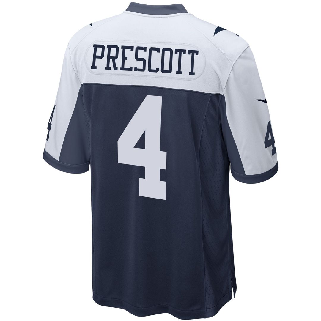 Dallas Cowboys Dak Prescott Nike Alternate Game Team Jersey - Navy