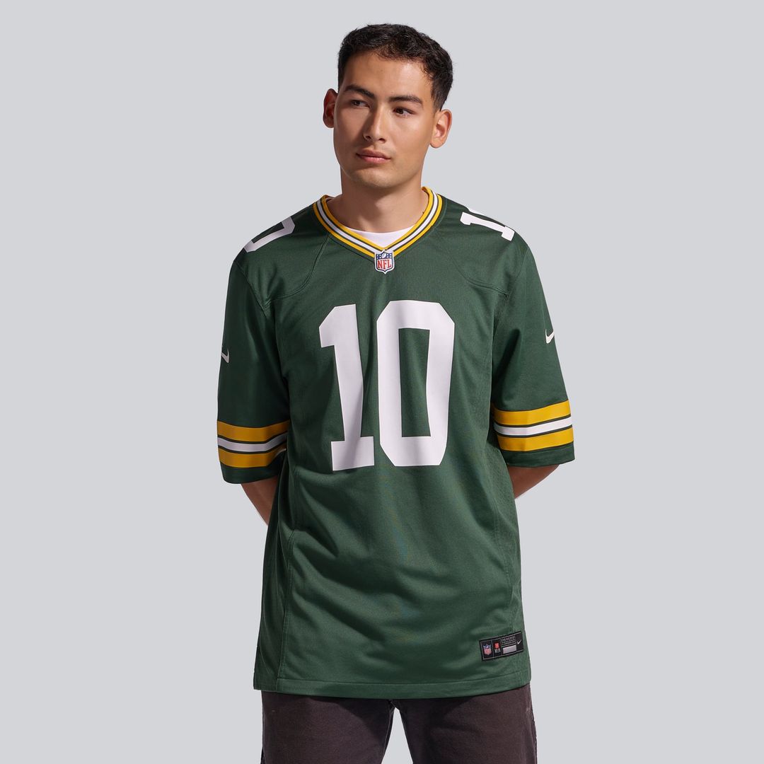 Green Bay Packers Jordan Love Nike Game Jersey - White