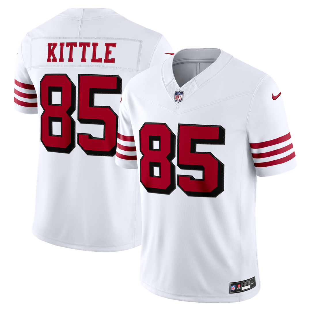 San Francisco 49ers George Kittle Nike Team Vapor F.U.S.E. Stitched Limited Jersey - Scarlet