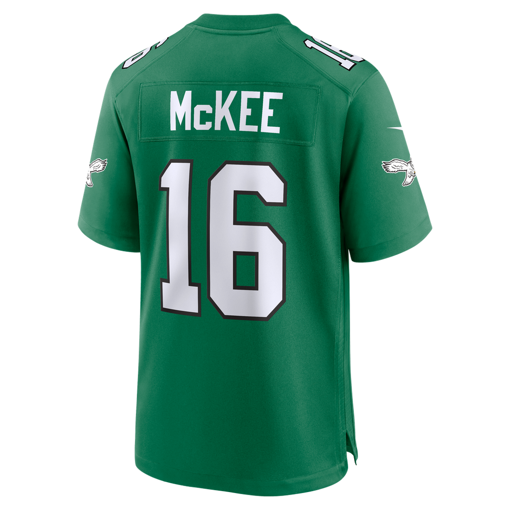 Philadelphia Eagles Tanner McKee Nike Alternate Game Jersey - Kelly Green