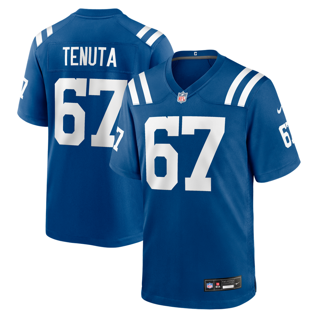 Indianapolis Colts Luke Tenuta Nike Team Game Jersey - Royal