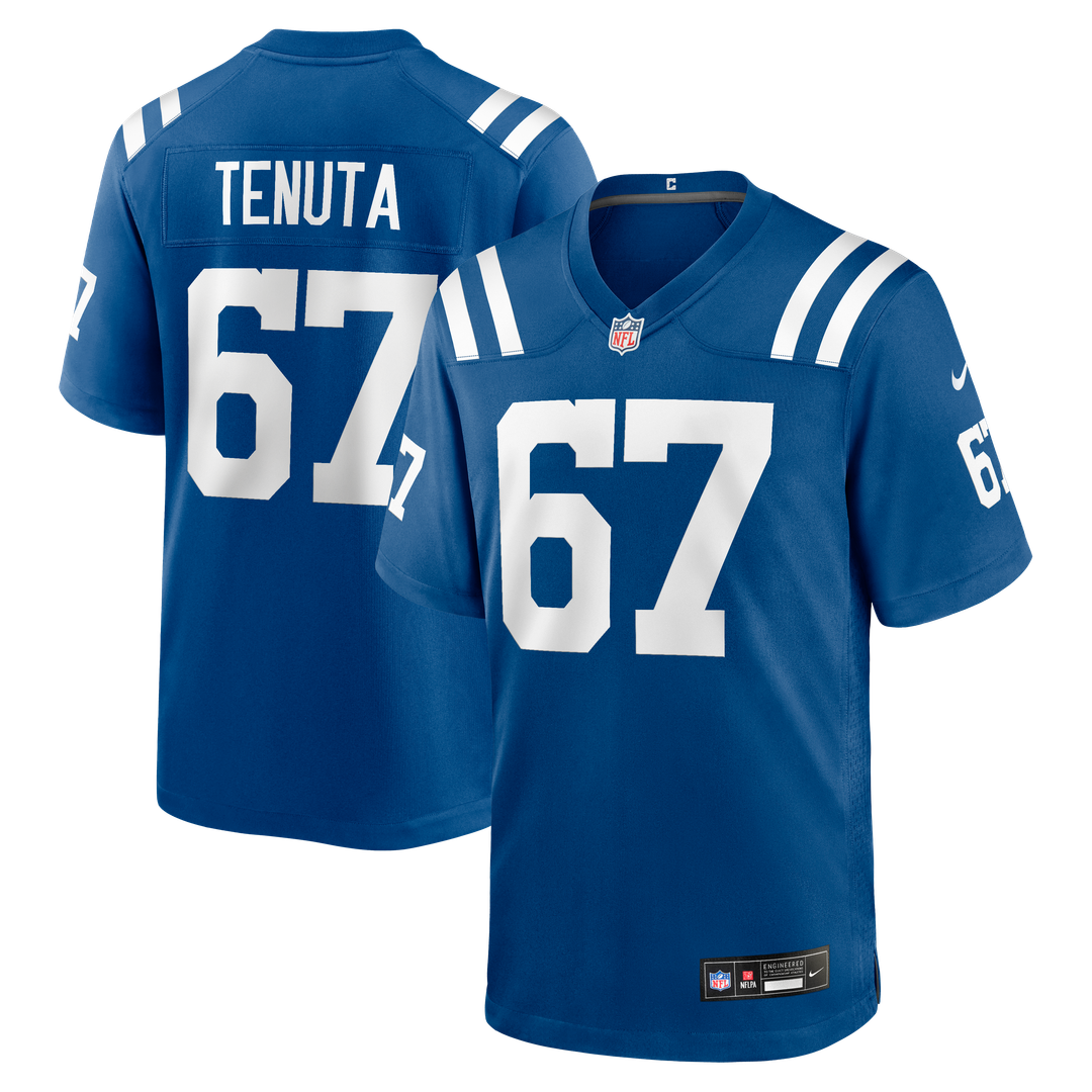 Indianapolis Colts Luke Tenuta Nike Team Game Jersey - Royal