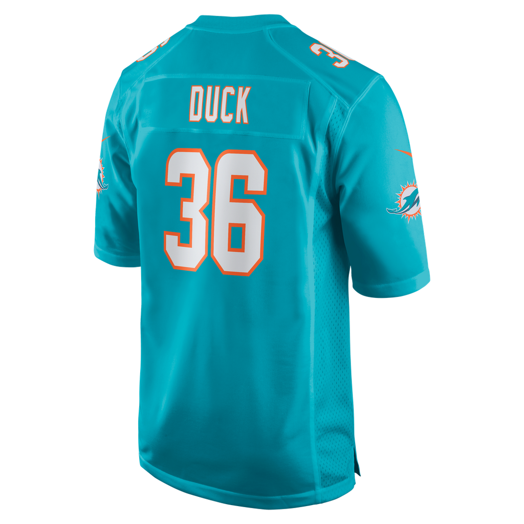 Miami Dolphins Storm Duck Nike Game Jersey - Aqua