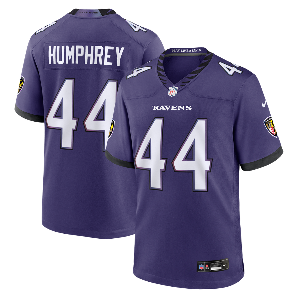 Baltimore Ravens Marlon Humphrey Nike Team Game Jersey - Purple