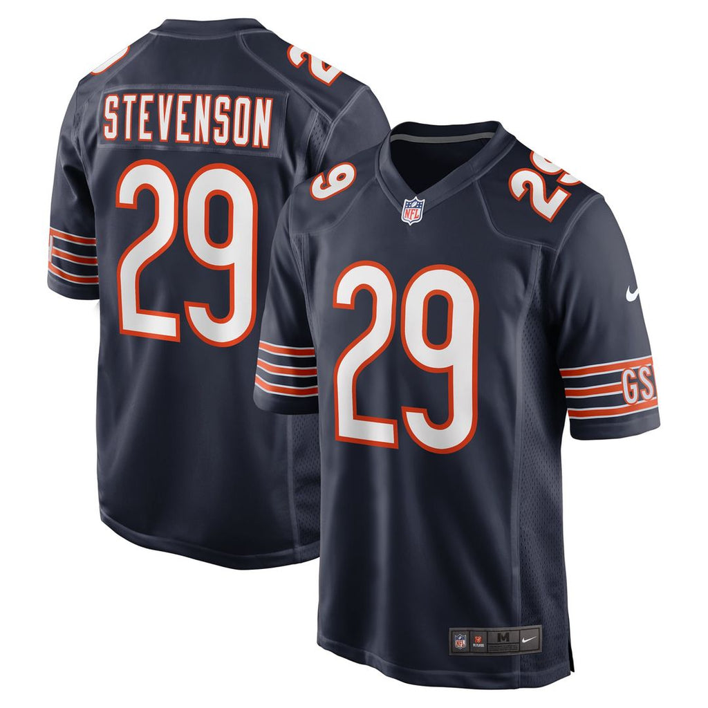 Chicago Bears Tyrique Stevenson Nike Game Jersey - Navy