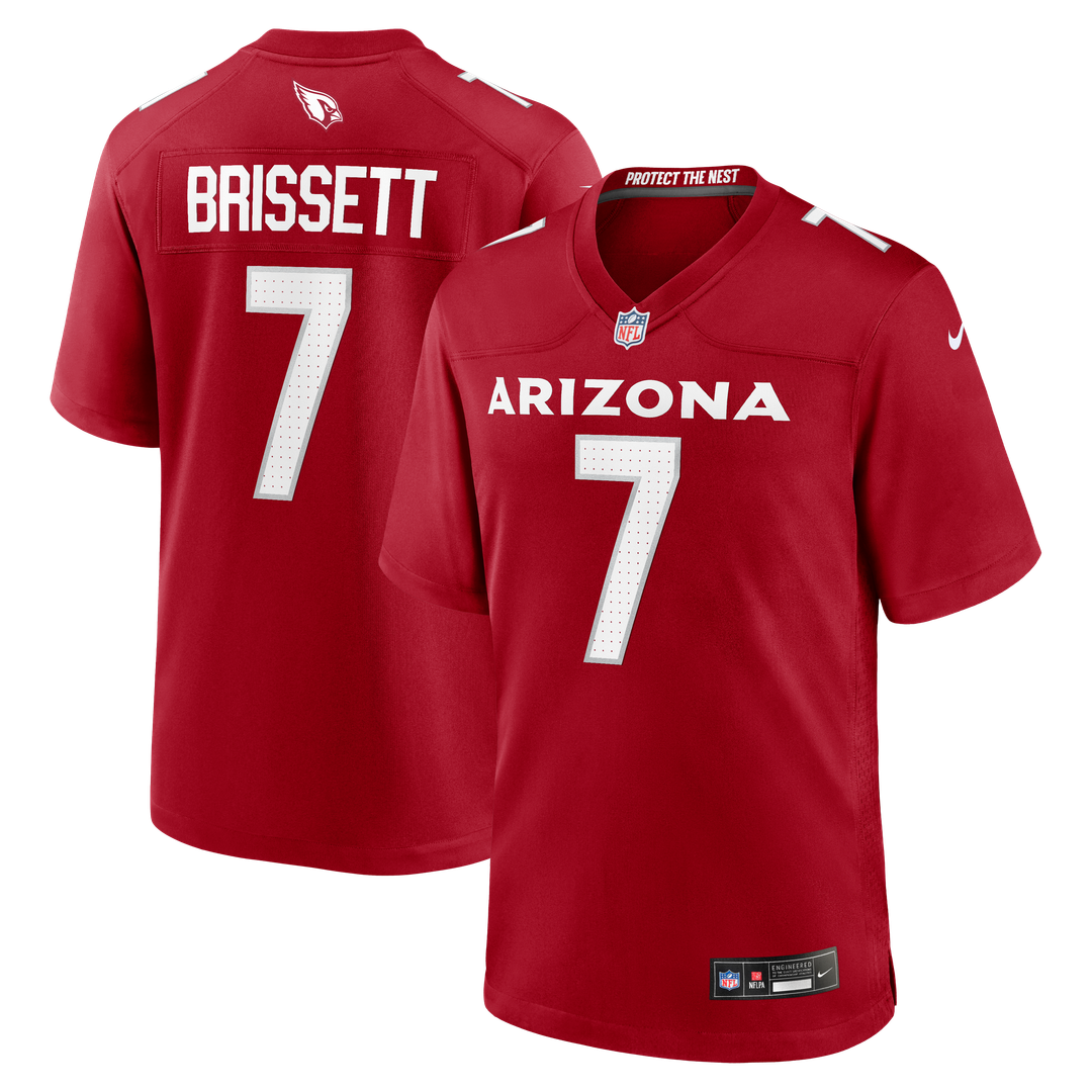 Arizona Cardinals Jacoby Brissett Nike Team Game Jersey - Cardinal