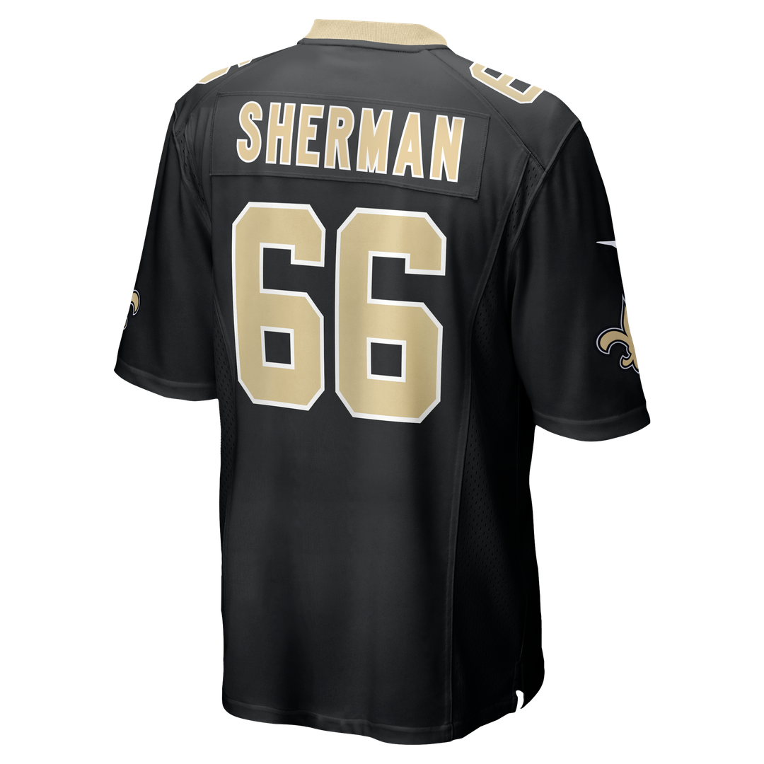 New Orleans Saints William Sherman Nike Team Game Jersey - Black