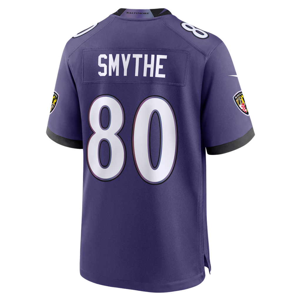 Baltimore Ravens Durham Smythe Nike Team Game Jersey - Purple