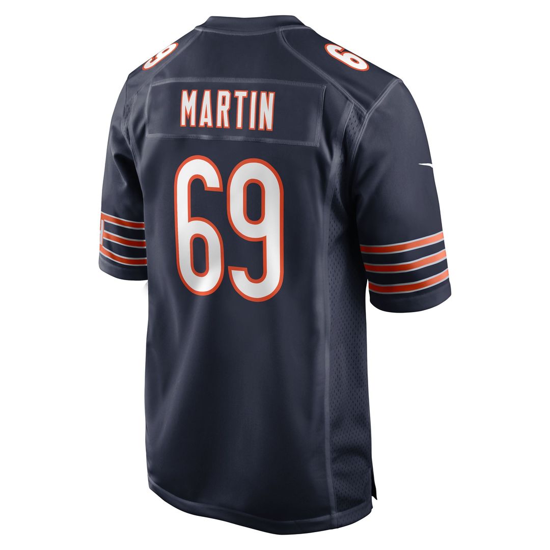 Chicago Bears Jeremiah Martin Nike Team Game Jersey - Navy