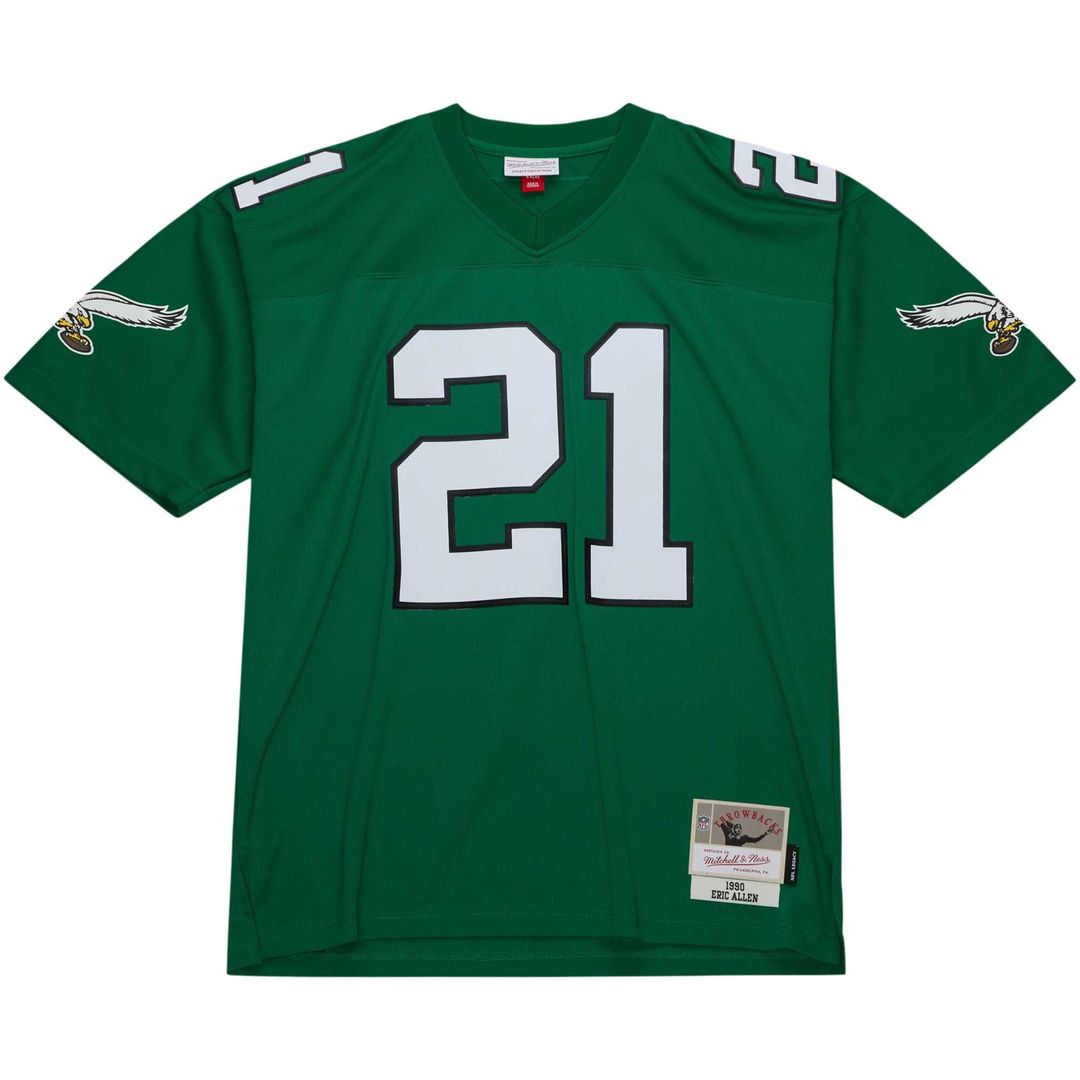 Philadelphia Eagles Eric Allen Mitchell & Ness Legacy Replica Jersey - Kelly Green