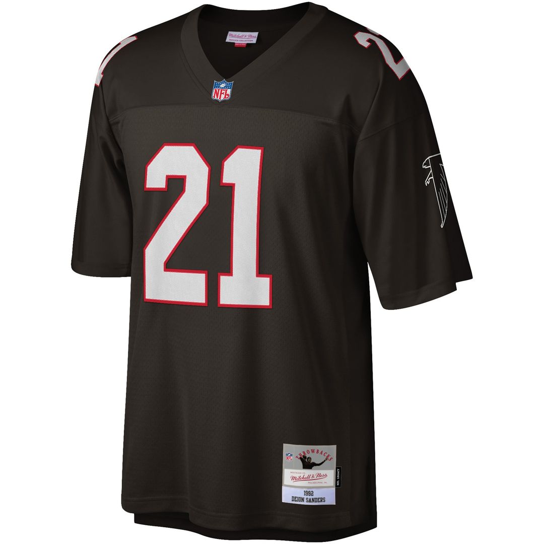 Atlanta Falcons Deion Sanders Mitchell & Ness Legacy Replica Jersey - Red