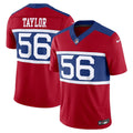 New York Giants Lawrence Taylor Nike Alternate Vapor F.U.S.E. Retired Player Limited Jersey - Century Red