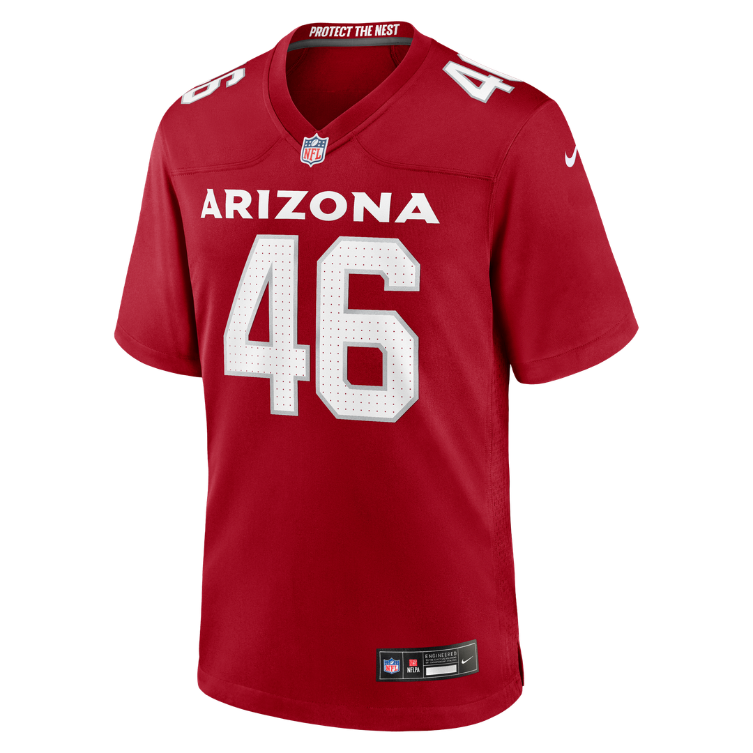 Arizona Cardinals Aaron Brewer Nike Team Game Jersey - Cardinal