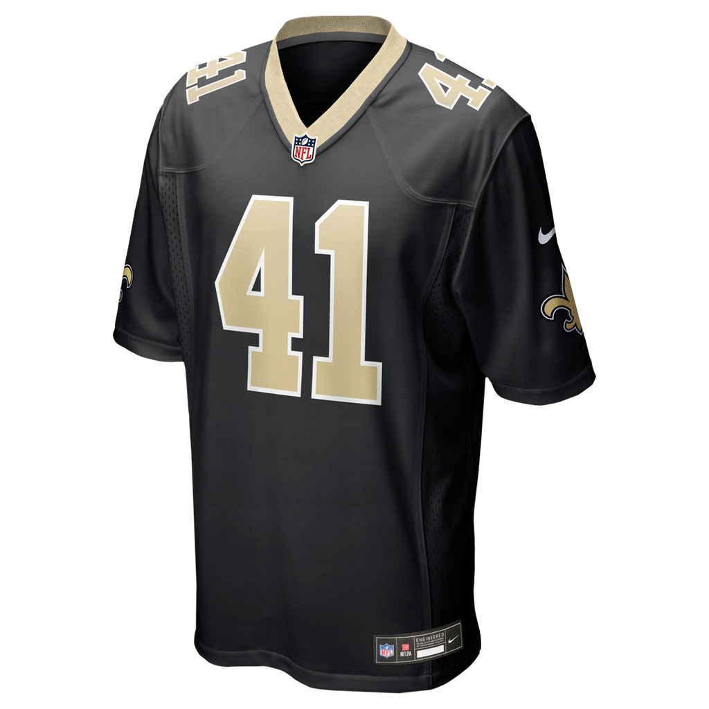 New Orleans Saints Alvin Kamara Nike Game Jersey - Black