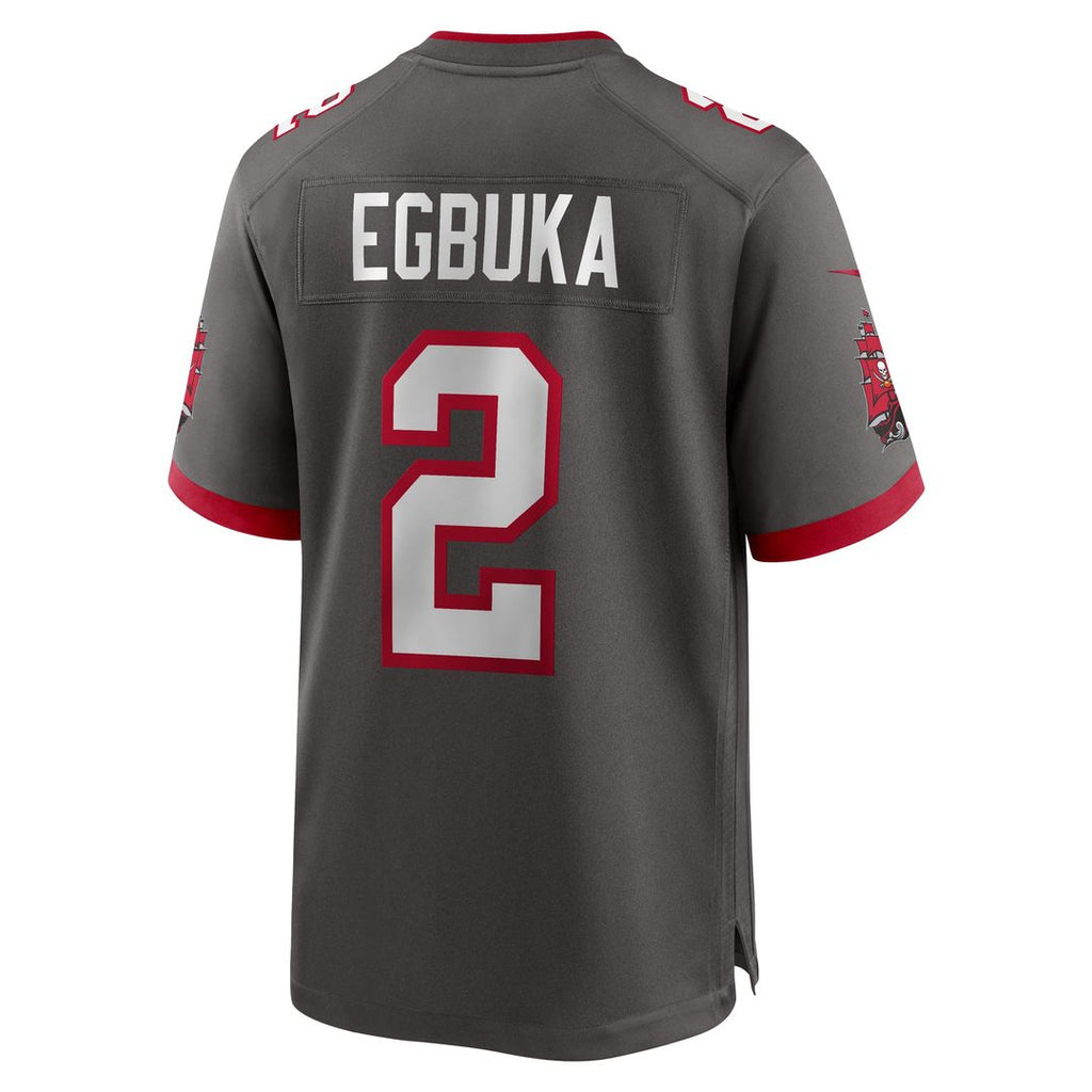 Tampa Bay Buccaneers Emeka Egbuka Nike Team Game Jersey - Red