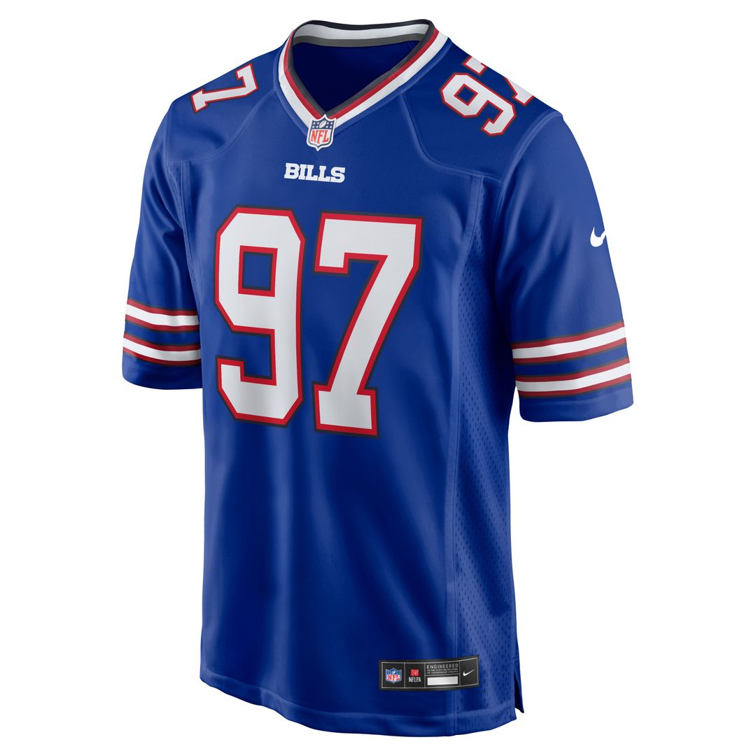 Buffalo Bills Greg Gaines Nike Team Game Jersey - Royal