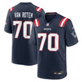 New England Patriots Greg Van Roten Nike Team Game Jersey - Navy