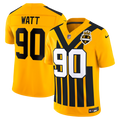 Pittsburgh Steelers T.J. Watt Nike Alternate Vapor F.U.S.E. Stitched Limited Jersey - Gold
