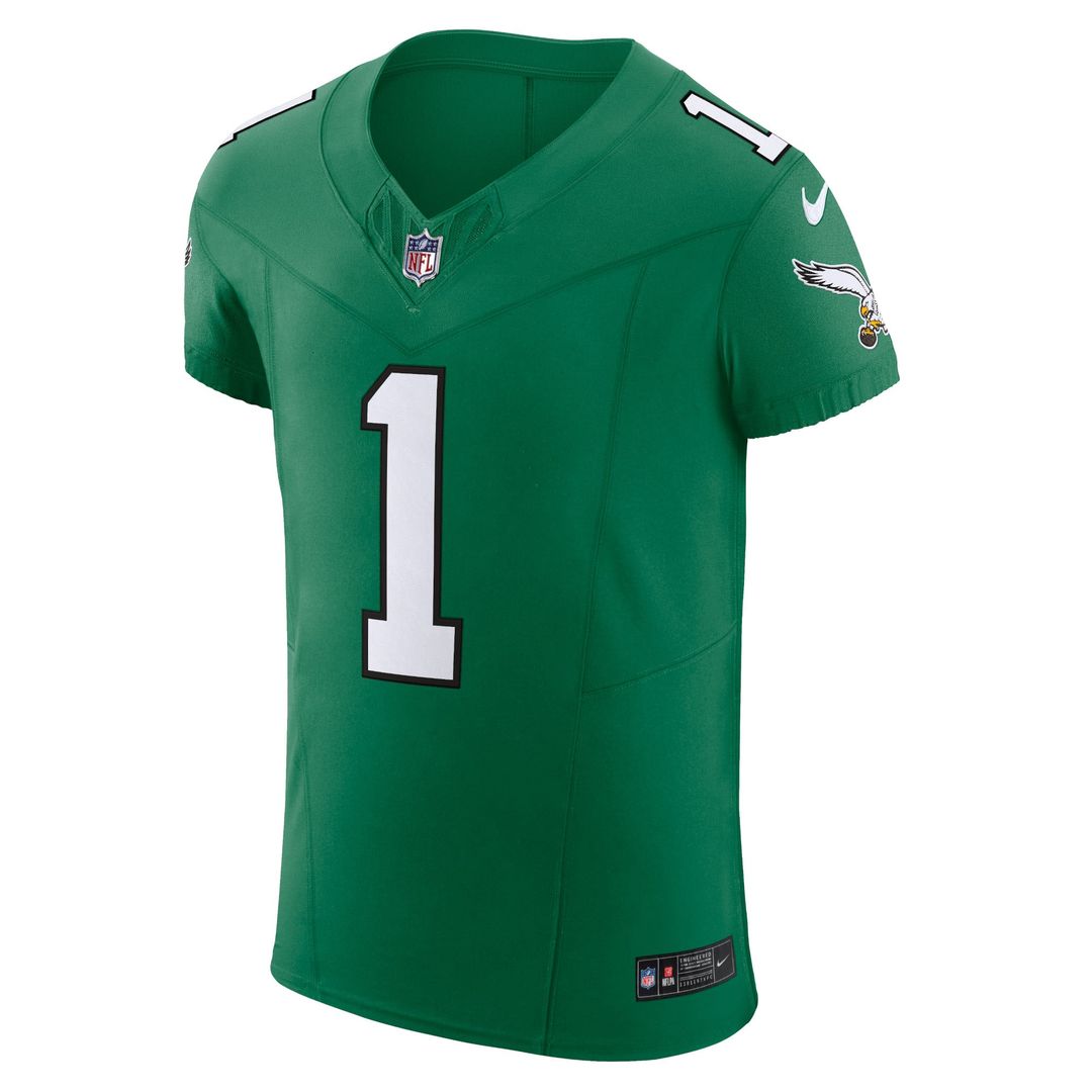 Philadelphia Eagles Jalen Hurts Nike Team Vapor F.U.S.E. Elite Jersey - Midnight Green