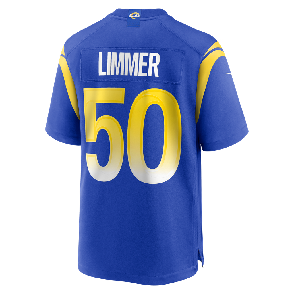 Los Angeles Rams Beaux Limmer Nike Team Game Jersey - Royal