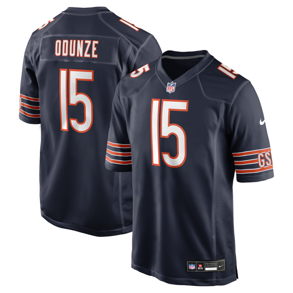Chicago Bears Rome Odunze Nike Player Game Jersey - Navy