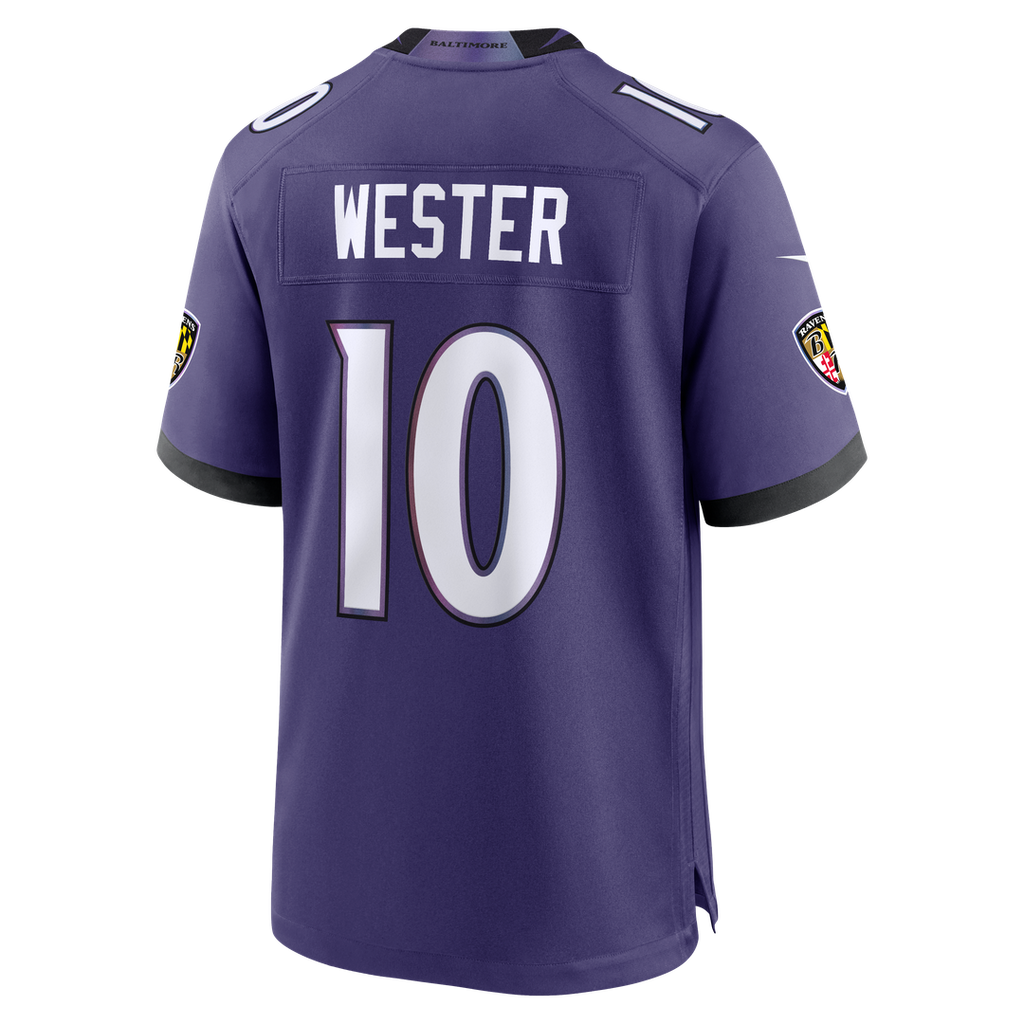 Baltimore Ravens LaJohntay Wester Nike Team Game Jersey - Purple