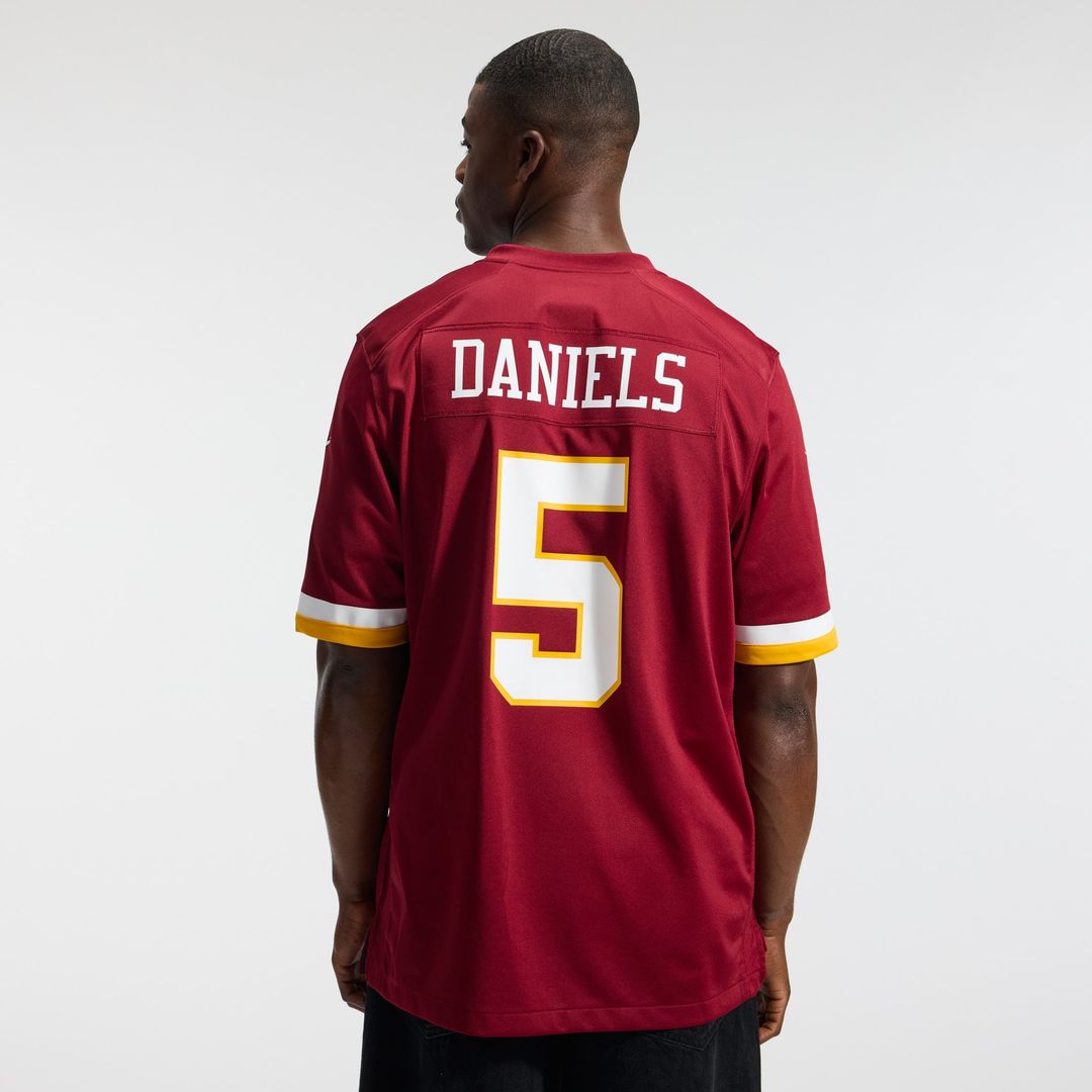 Hail Raiser Washington Commanders Jayden Daniels Nike Alternate Game Jersey - Black
