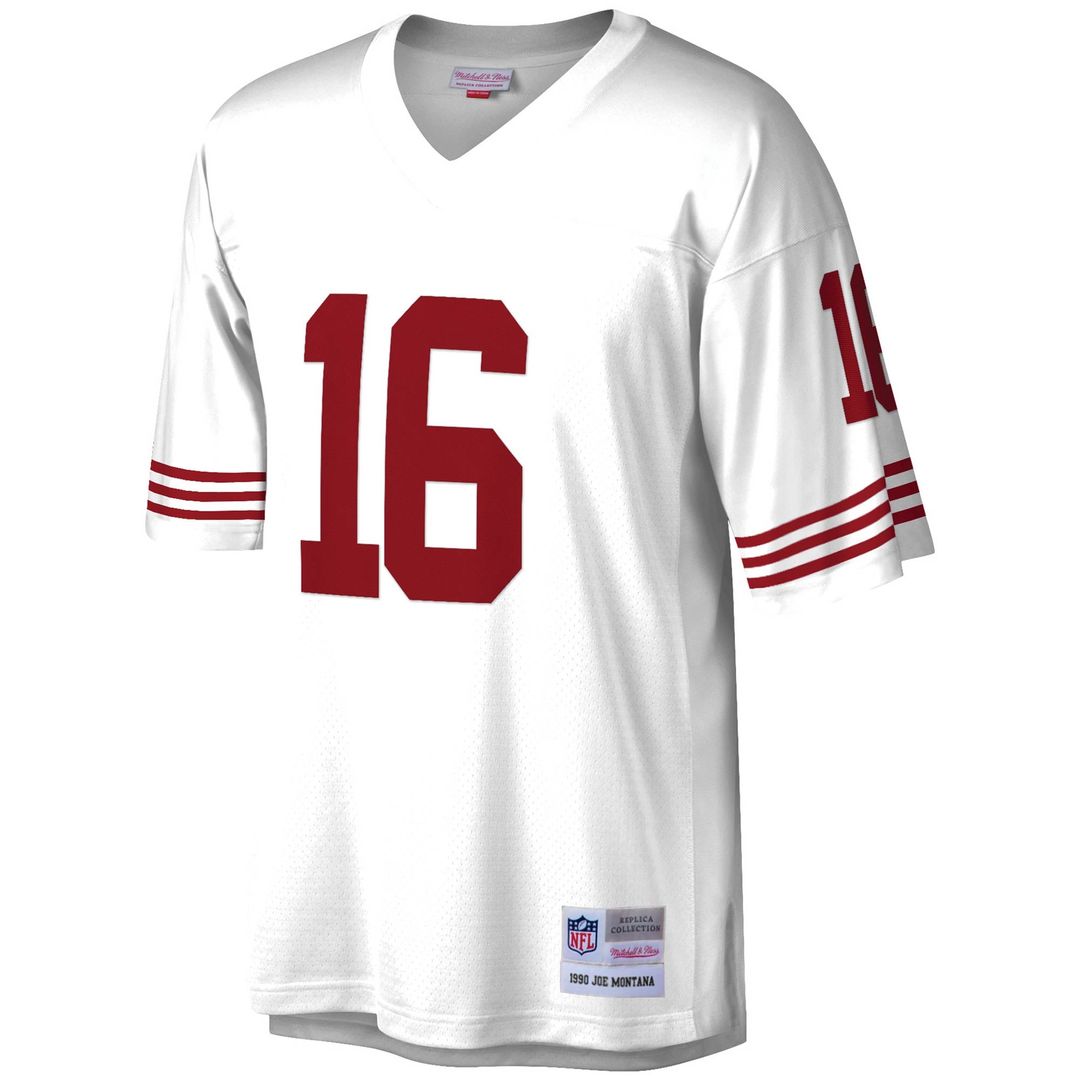 San Francisco 49ers Joe Montana Mitchell & Ness 1990 Legacy Replica Jersey - White