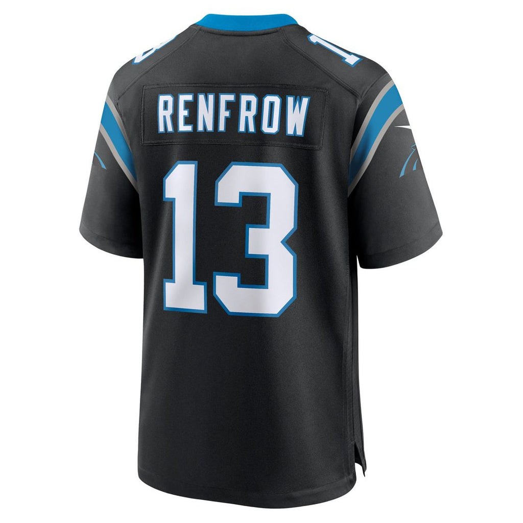 Carolina Panthers Hunter Renfrow Nike Team Game Jersey - Black