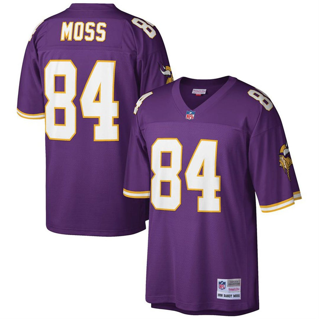Minnesota Vikings Randy Moss Mitchell & Ness Big & Tall 1998 Legacy Retired Player Jersey - White