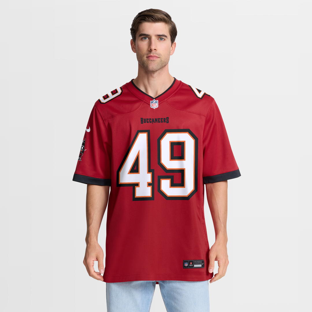 Tampa Bay Buccaneers Owen Wright Nike Team Game Jersey - Red