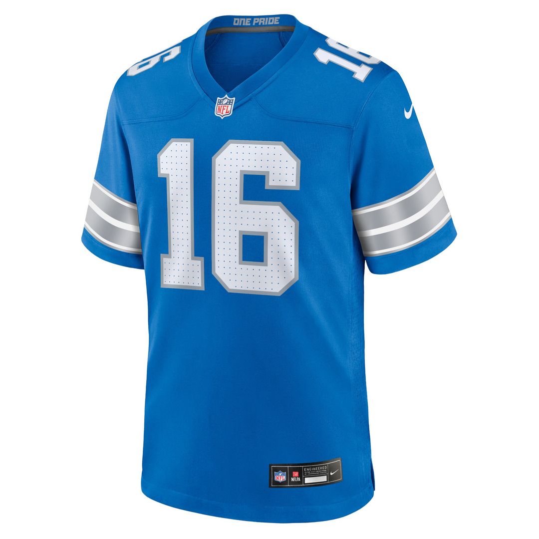 Detroit Lions Jared Goff Nike Game Jersey - Blue