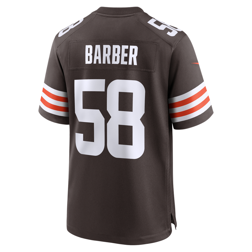 Cleveland Browns Austin Barber Nike Team Game Jersey - Brown