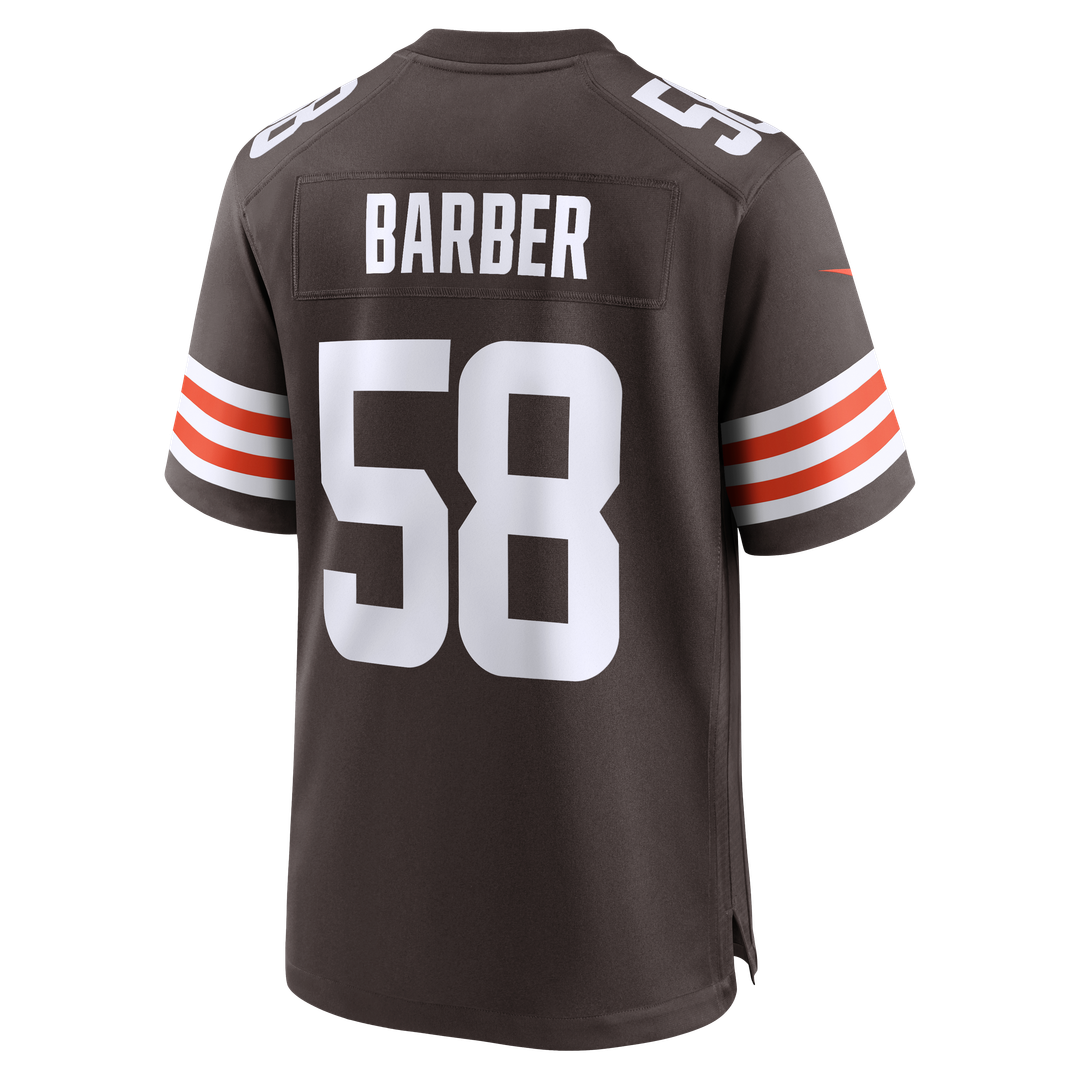 Cleveland Browns Austin Barber Nike Team Game Jersey - Brown