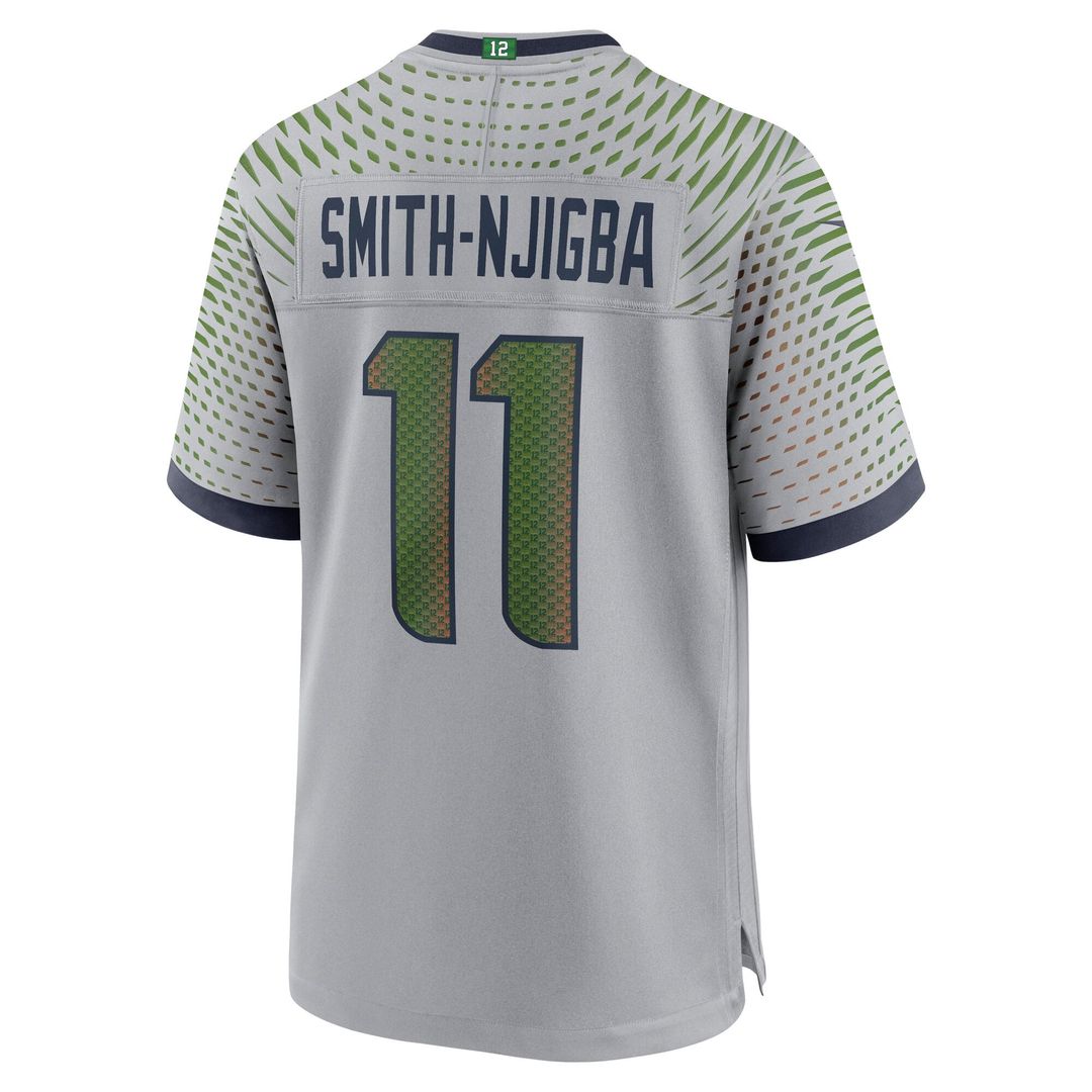 Seattle Seahawks Jaxon Smith-Njigba Nike Rivalries Collection Game Jersey - Gray