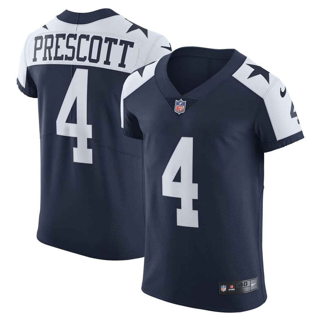 Dallas Cowboys Dak Prescott Nike Alternate Vapor Elite Player Jersey - Navy