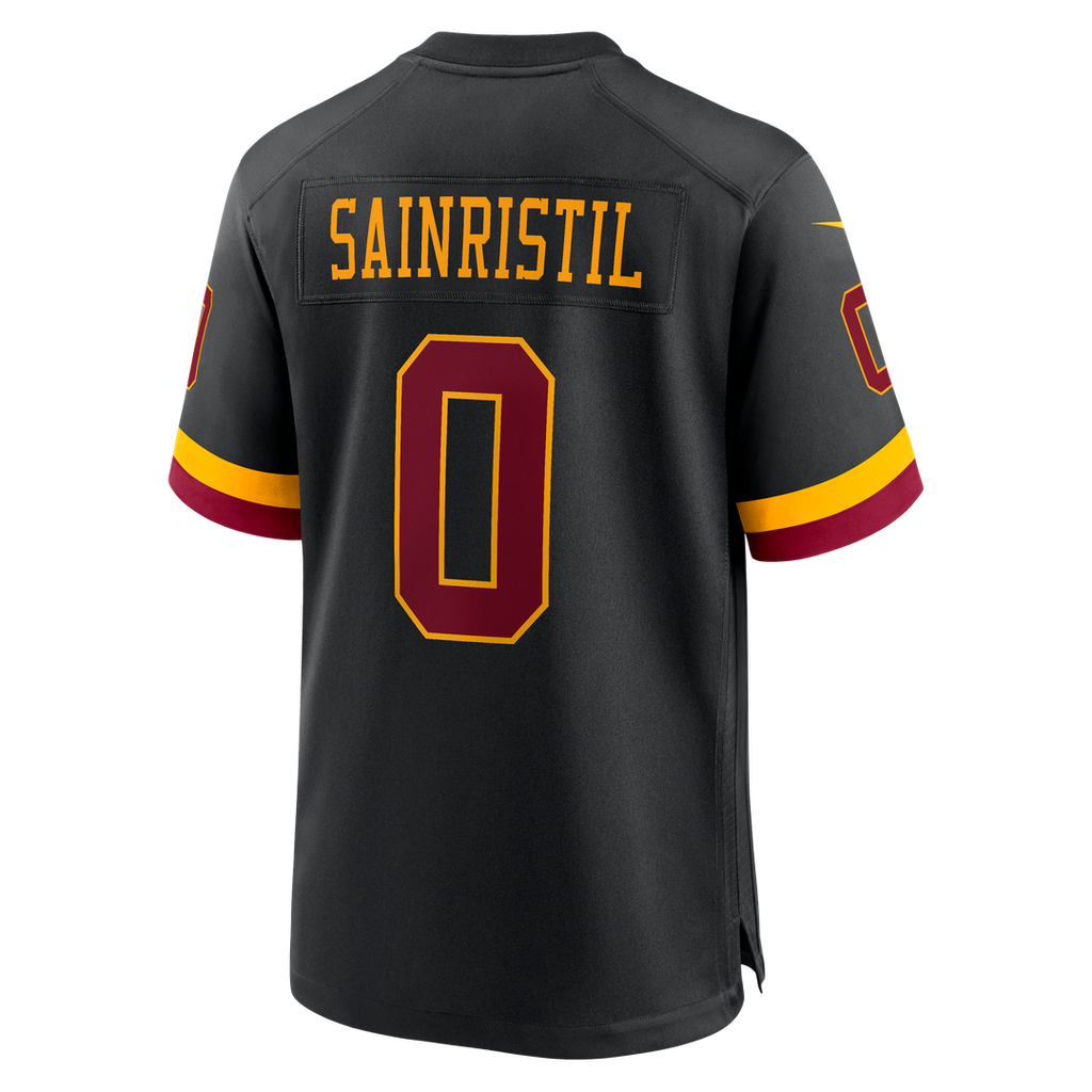 Washington Commanders Mike Sainristil Nike Hail Raiser Alternate Game Jersey - Black