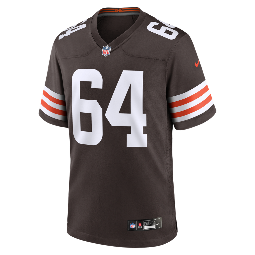 Cleveland Browns Joe DeLamielleure Nike Game Retired Player Jersey - Brown