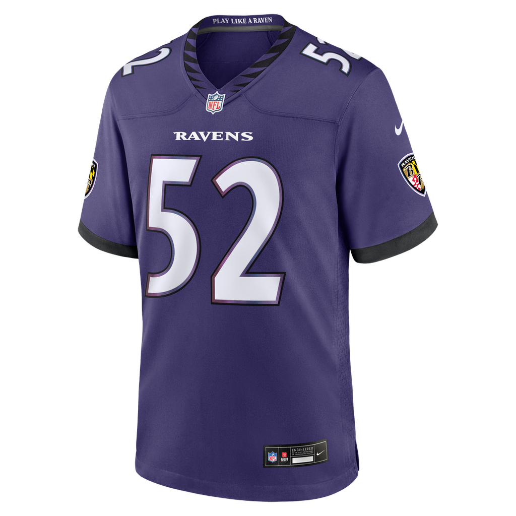 Baltimore Ravens Ray Lewis Nike Team Retired Player Game Jersey - Purple