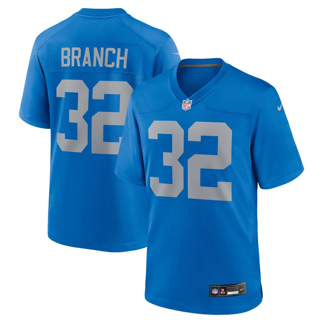 Detroit Lions Brian Branch Nike Alternate Game Jersey - Blue