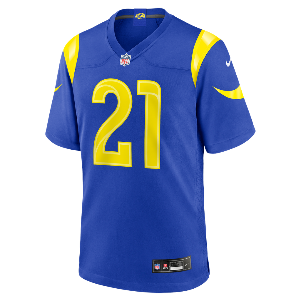 Los Angeles Rams Cam Lampkin Nike Team Game Jersey - Royal