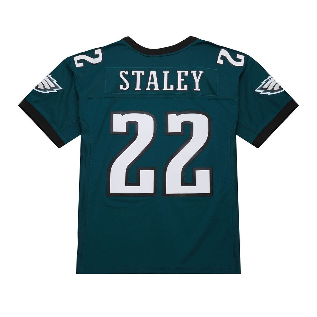 Philadelphia Eagles Duce Staley Mitchell & Ness 2002 Legacy Replica Jersey - Midnight Green