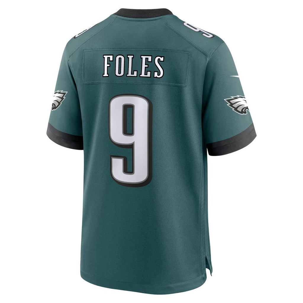 Philadelphia Eagles Nick Foles Nike Team Retired Player Game Jersey - Midnight Green
