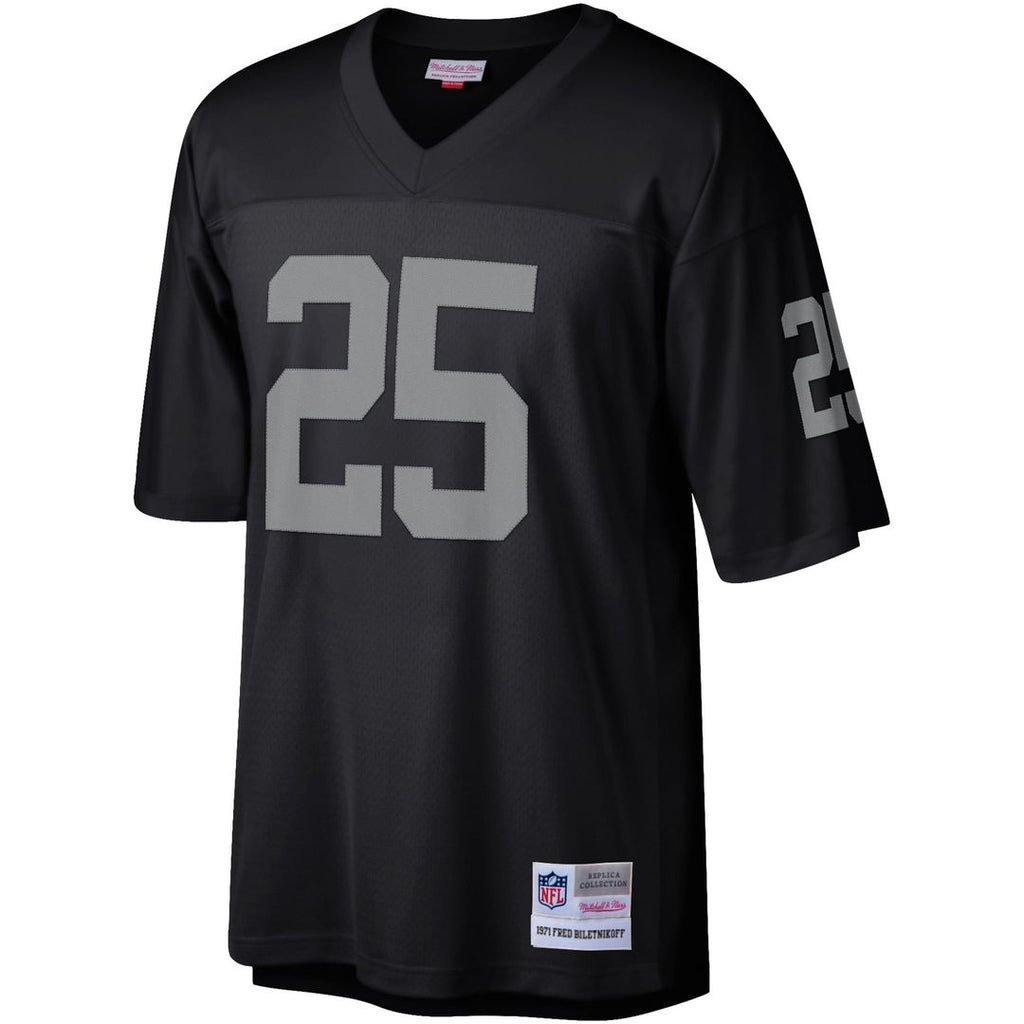 Las Vegas Raiders Fred Biletnikoff Mitchell & Ness Legacy Replica Jersey - Black