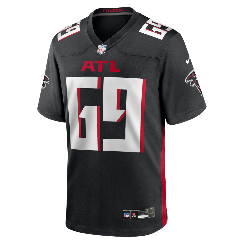 Atlanta Falcons Jack Nelson Nike Team Game Jersey - Black